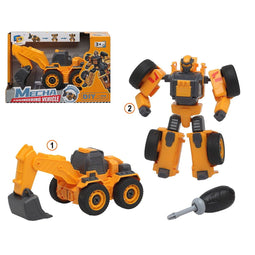 Transformeerbare Super Robot Geel