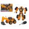 Transformeerbare Super Robot Geel