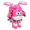 Transformeerbare Super Robot Super Wings Dizzy Roze Helicopter