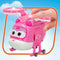 Transformeerbare Super Robot Super Wings Dizzy Roze Helicopter