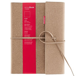 Transotype Sensbook Flap - A4 - Blanko - 135 pagina's - Beige