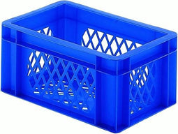 transport bagage krat mini (blauw) - Fietsmand