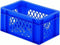 transport bagage krat mini (blauw) - Fietsmand