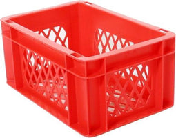 transport bagage krat mini (rood) - Fietsmand