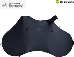 TRANSPORT fietssok van DS COVERS – Indoor – Stofvrij – Ademend – Stretch fit – MTB-Fit – kleur zwart