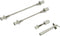 Tranzx Quick Release Voor/achternaaf + Zadelpen Zilver