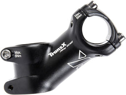 Tranzx Stuurpen A-head 35° / 28.6 Mm Aluminium Zwart