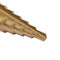 Trapboor 4-32mm HSS titanium / conische boor / stappenboor / ruimer / plaatboor / getrapte boor / fr