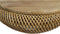 Trapezium salontafel - 80x80x38 - Naturel - Rotan/teak
