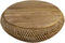 Trapezium salontafel - 80x80x38 - Naturel - Rotan/teak
