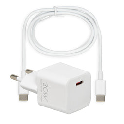 Travel charger I-BOX C-38 PD30W, white