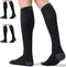 Travelhawk Compressiekousen Zwart - 3 Stuks - Hardloopsokken - Premium Compressiesokken - Running Socks - Vochtafdrijvend - Skisokken - Voorkom Blessures & Spierpijn - L/XL