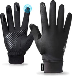 Travelhawk Handschoenen - Spatwaterdichte Handschoenen Heren - Handschoenen Dames - Handschoenen Winter - Scooter/Fiets - Zwart