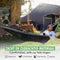 Travelhawk Hangmat - Dubbele en Enkele Hangmatten - Campingaccessoires - hangmat 2 Persoons - Incl Opbergzak Karabijnhaken en Riemen