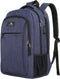 Travelhawk Rugzak - 28L - 15.6 inch - Blauw - Laptop Rugzak - Rugzakken - Rugtas - Heren & Dames - Waterafstotend - Met USB Oplaadpoort