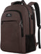 Travelhawk Rugzak - 36L - 17 inch - Bruin - Laptop Rugzak - Heren & Dames - Waterafstotend - Met USB Oplaadpoort