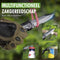 Travelhawk Zakmes - Multitool Zakmes - 14-in-1 Multitool - Blikopener - Flesopener - Zakmes -Schroevendraaier -9 verwisselbare schroeven - Draagetui - Zakmessen