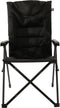 Travellife Barletta Camping Vouwstoel Cross Black - Rugleuning in 3 standen verstelbaar - Water- en uv-bestendig - Draagtas inbegrepen