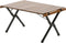 Travellife Camping Loungetafel Walnut 90 - Stijlvol en compact - Oprolbaar houten tafelblad - Inclusief draagtas