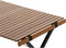 Travellife Camping Loungetafel Walnut 90 - Stijlvol en compact - Oprolbaar houten tafelblad - Inclusief draagtas
