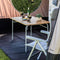 Travellife Sorrento Campingtafel Honeycomb Bruin 100x70 - Kras- en hittebestendig - Extreem lichtgewicht - Inclusief draagtas