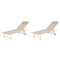 Travis Ligbed - Beige - SET VAN 2