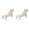 Travis Ligbed - Groen-Beige - SET VAN 2