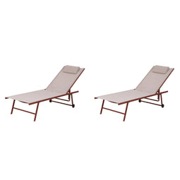 Travis Ligbed - Terracotta - SET VAN 2
