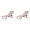 Travis Ligbed - Terracotta - SET VAN 2