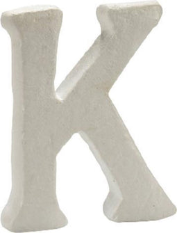 Pincello Decoratieletter K 12,5 X 2 X 15 Cm Polystyreen Wit