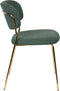 ANLI STYLE CHAIR JOLIEN GOLD/DARK GREEN