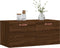 vidaXL - Wandkast - 80x36,5x35 - cm - bewerkt - hout - bruin - eikenkleur