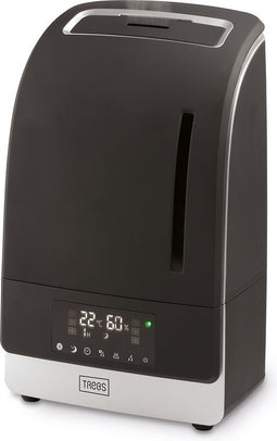 Trebs 99324 - Luchtbevochtiger met 3 intensiteitsniveaus en 4L tank - Zwart