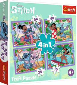 Trefl Trefl 4in1 - Lilo&Stitch's crazy day / Disney Lilo&Stitch.