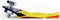 Trekband OCC Motorsport 3000 kg 15mm Geel