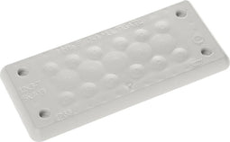 Trelleborg MH-16 F 17-1 LIGHT GREY UL94 V-0 IP65 | TPE | Screw Doorvoerplaat TPE Grijs 1 stuk(s)