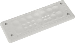 Trelleborg MH-24 F 23-2 LIGHT GREY UL94 V-0 IP65 | TPE | Screw Doorvoerplaat TPE Grijs 1 stuk(s)