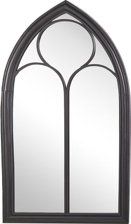 TRELLY - Wandspiegel - Zwart - Metaal