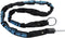 Trelock Insteeklock Kettingslot - ART1 - 120 cm - Zwart/ Blauw