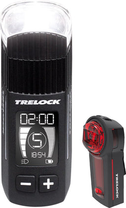 TRELOCK verlichtingsset LS 760 I-GO VISION 100 LUX / LS 740 VECTOR SIGNAL SET