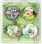 Trendform Magnet Eye - Jungle Bird - set van 4 verschillende