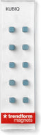 Trendform Magnet kubiq - set van 10 - Blauw