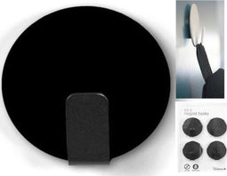 Trendform Sterk magneethaken 4 stuks zwart