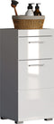 Trendteam - AmandaBad - staand badkamermeubel - wit (glanzend)