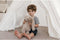 Trendy konijnenknuffel - GIPSY TOYS - Bruin, 28 cm