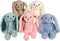 Trendy konijnenknuffel - GIPSY TOYS - Roze, 28 cm