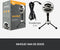 Logitech Snowball - Microfoon - USB - Cardioïde en omnidirectioneel - Wit