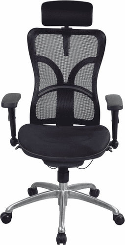 Trenton 2A bureaustoel met zitting in mesh en rugleuning in mesh