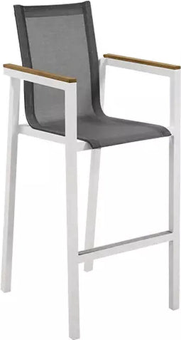 Trestino Stefano Barstoel Teak - Wit