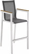 Trestino Stefano Barstoel Teak - Wit